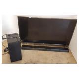 43" LG TV Model 43UJ6300-UA w/ sound bar