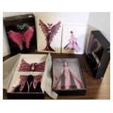 2 Barbie dolls w/ boxes - Signed box Film Noir &