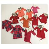 Group vintage Barbie, etc. doll clothes