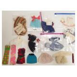 Group vintage Barbie, etc. doll clothes