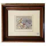 Framed signed Yvonne Davis lithographs - 63/200
