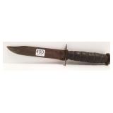 USN MK2 Camillus knife - 6 1/2" blade (rust)