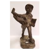 Marchand De Journaux signed France with foundry