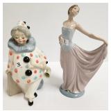 Lladro signed lady figure 12" tall & signed
