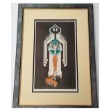 Joy Dunn framed pencil signed lithograph on paper