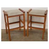 J.L. Moller Hojbjerg Denmark pair of teak