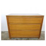 Mid-century modern 3-drawer dresser 44" x 20" x