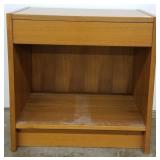 Teak  1-drawer stand 22" x 15" x 22" high