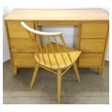 Conant Ball mid-century desk with spindle side