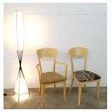 Pair of Sibau-Italy chairs (1 side & 1 arm) &