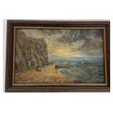 Paul Bettinger antique framed signed oil painting