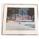 Grodon Mortensen pencil signed & dated 1986