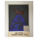 Michail Grobman unframed signed serigraph art