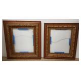 2 antique picture frames - image size 16" x 20";