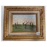 Marge Faye framed signed oil on board - 10" x 12"