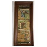 Framed Clay, Robinson & Co 1921 calendar (as