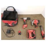 12v Milwaukee ratchet socket wrench, jig saw,