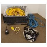 Group heavy duty electric cords, surge