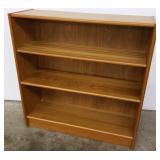 Teak 3-shelf bookshelf 35" w x 12" d x 36"T