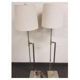 Pair of Laurel floor lamps (as is - not working -