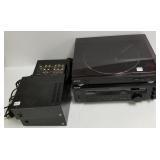 Sony S&R DE 335 control center, LX2508 turntable,