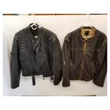 2 vintage leather motorcycle jackets - Harley