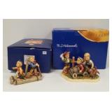 2 large Hummel figures - Summer Adventure & Soap