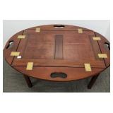 Bombay Co. folding tray top table - 25" x 35" x