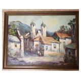 Pablo Matania signed oil painting on canvas -