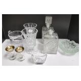 Group assorted glass - cut, etc.