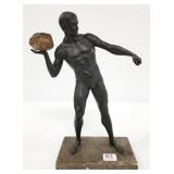 Vintage metal figure of a man - 11"