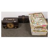 2 vintage Zenith radios & large group of radio