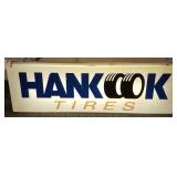 Lighted Hankook tires sign - 12" x 36"
