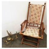 Bronze chandelier (as seen) 17" diameter &