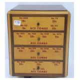 Ace Combs rotating 4-drawer display cabinet