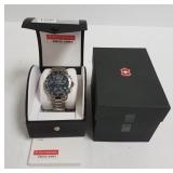 Victronix Swiss Army battery op watch with box