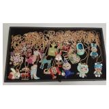 17 Betsy Johnson designer rhinestone & enamel