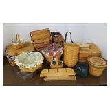 Group Longaberger baskets & accessories - largest