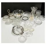 Group incl. cut & pattern glass items, etc.
