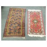 Handmade Oriental rug - 29" x 52" & machine made