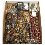 Group jewelry including ethnic, trade bead,