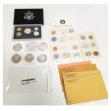 6 - .999 silver 1 oz rounds & 4 U.S. Mint silver