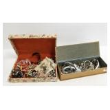 Group vintage jewelry incl. wrist watches,