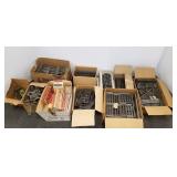 Large group model train track & empty accessory