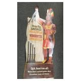 Large Winchester cutout sign with original box,