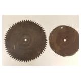 2 circular saw blades - 18" x 24"