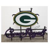 Green Bay Crown Royal LED neon sign with box