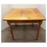 Cherry wood table - 37" x 37" x 29"H