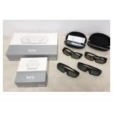 4 pairs 3D glasses & Luma surround sound system