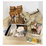 Group incl. Disney items, Steiff animals, U.S.